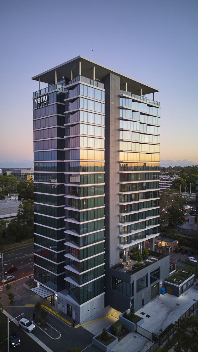 Macquarie Veriu hotel designed by GroupGSA sunrise view