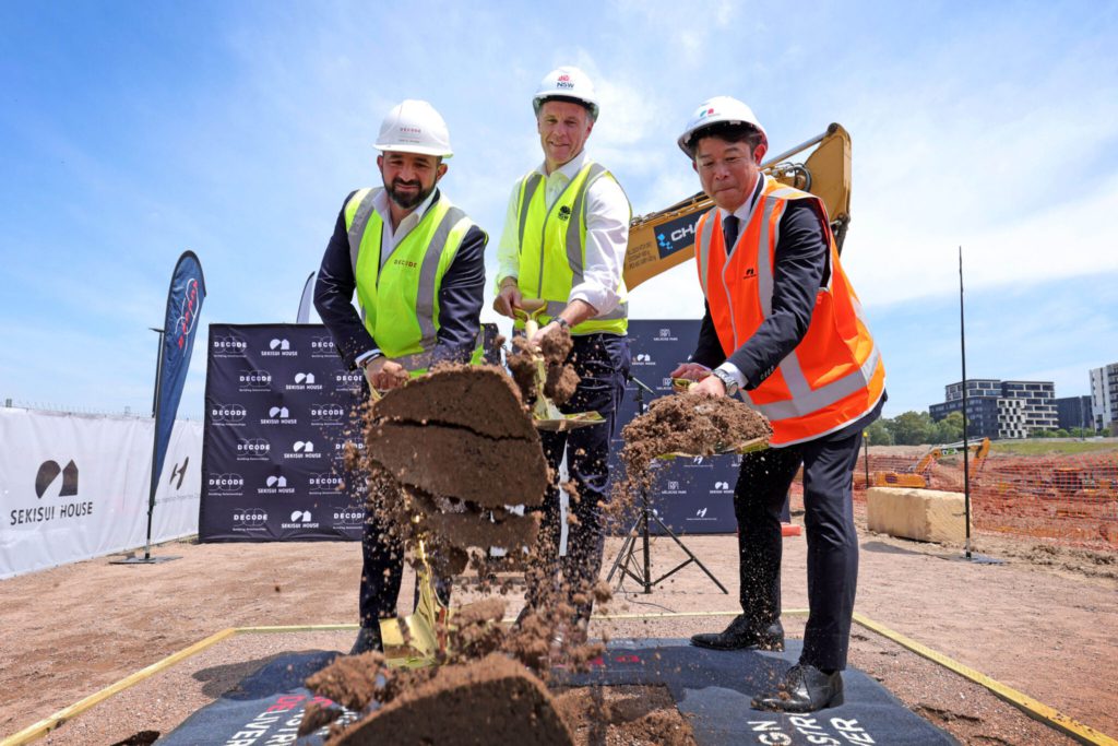 sod turn melrose park dawn chris minns premier nsw